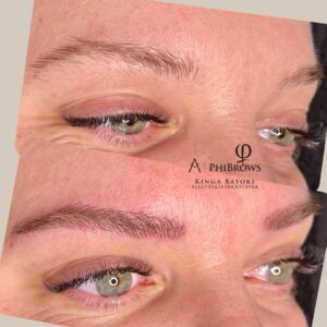 szálas szemöldök tetoválás